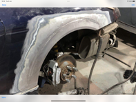 Roest reparatie panelen voor achterspatborden / achterste 1/4 panelen Porsche 996 - 99650396106GRV, 99650396206GRV, 99650396111GRV, 99650396211GRV, 99650396105GRV, 99650396205GRV